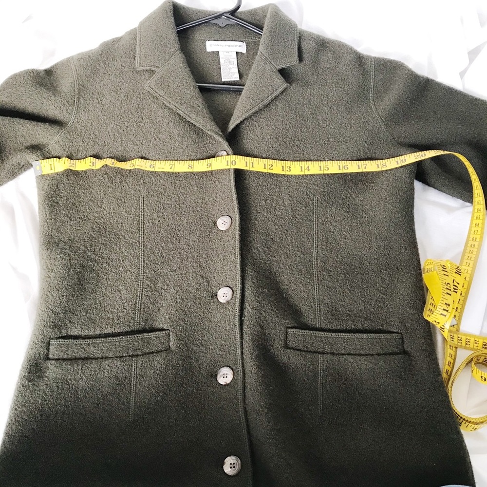 Evan-Picone Vintage 100% Wool Blazer/Jacket size M - Picture 8 of 11